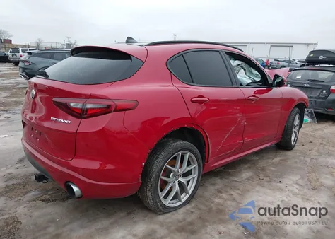 2020 Alfa Romeo Stelvio Ti Awd from USA, damaged, VIN ZASPAKBN6L7C97777
